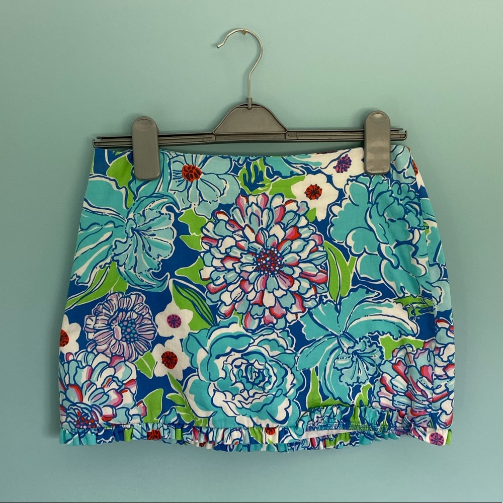 Lilly Pulitzer Floral Patterned Skirt